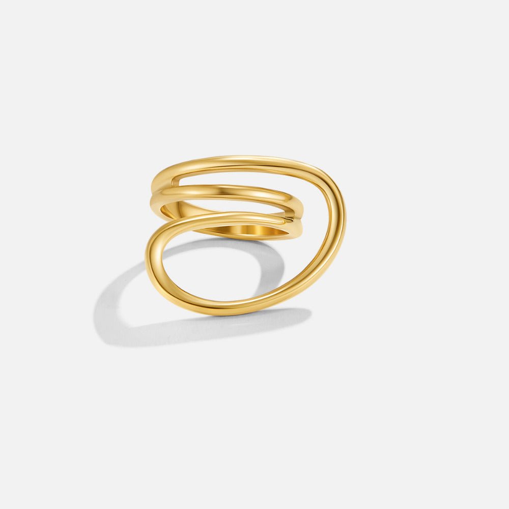 Ava Twisted Wave Ring